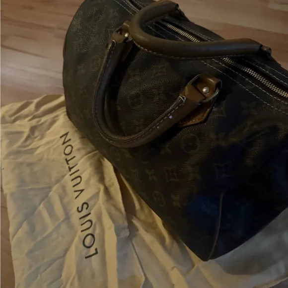 Louis Vuitton Brown Monogram Speedy Bag 30 VINTAGE - Picture 14 of 14